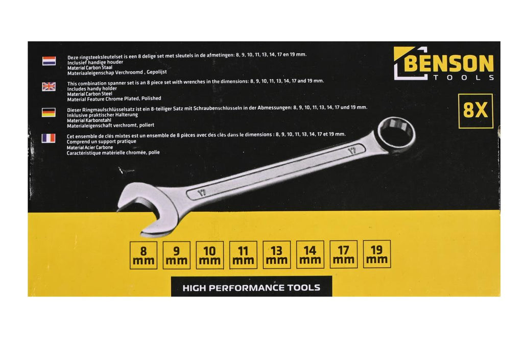 Ring-Maulschlüssel 8-tlg PH