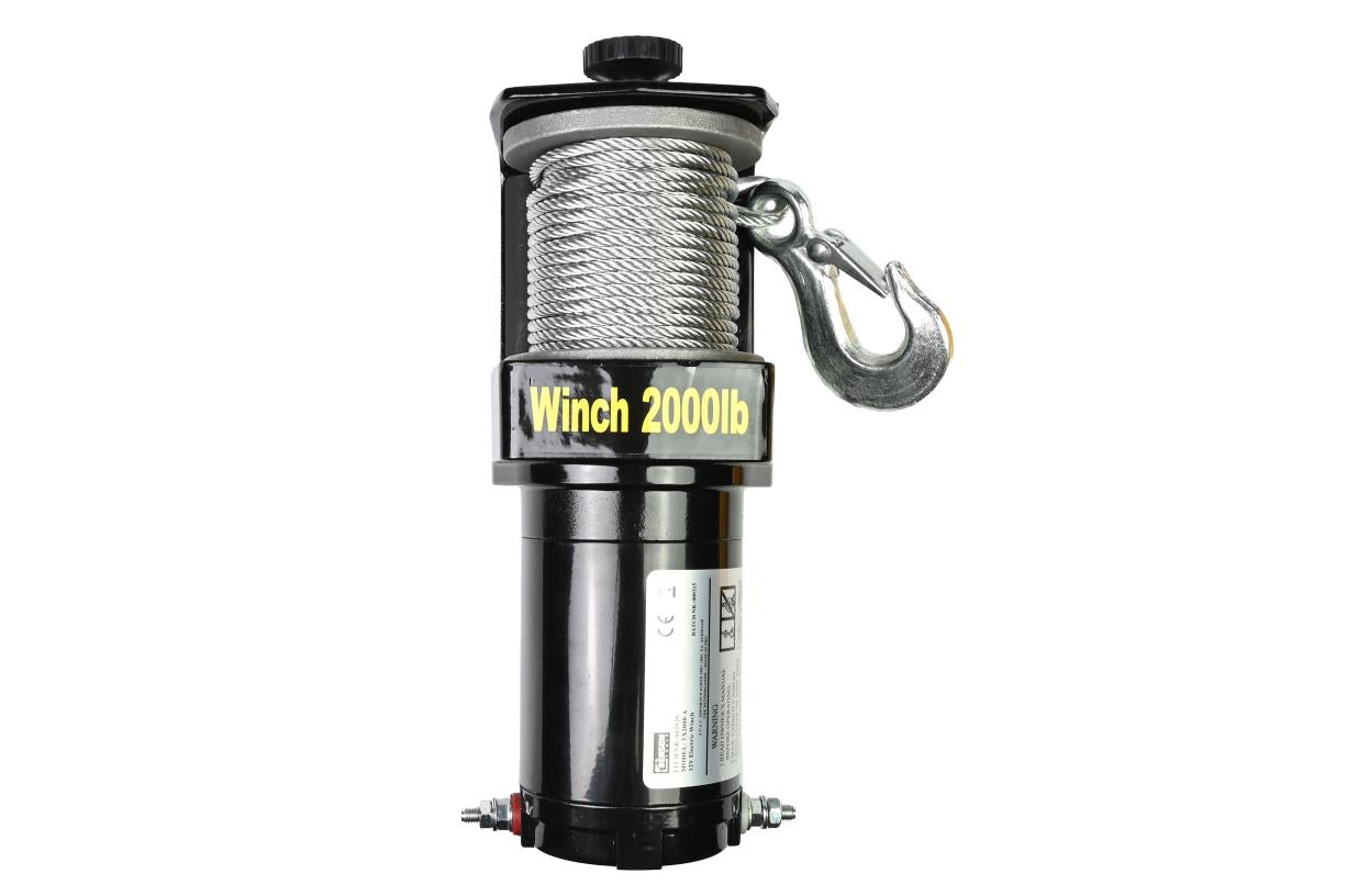 Elektrische Seilwinde 12V 2000 LBS Stoßstange