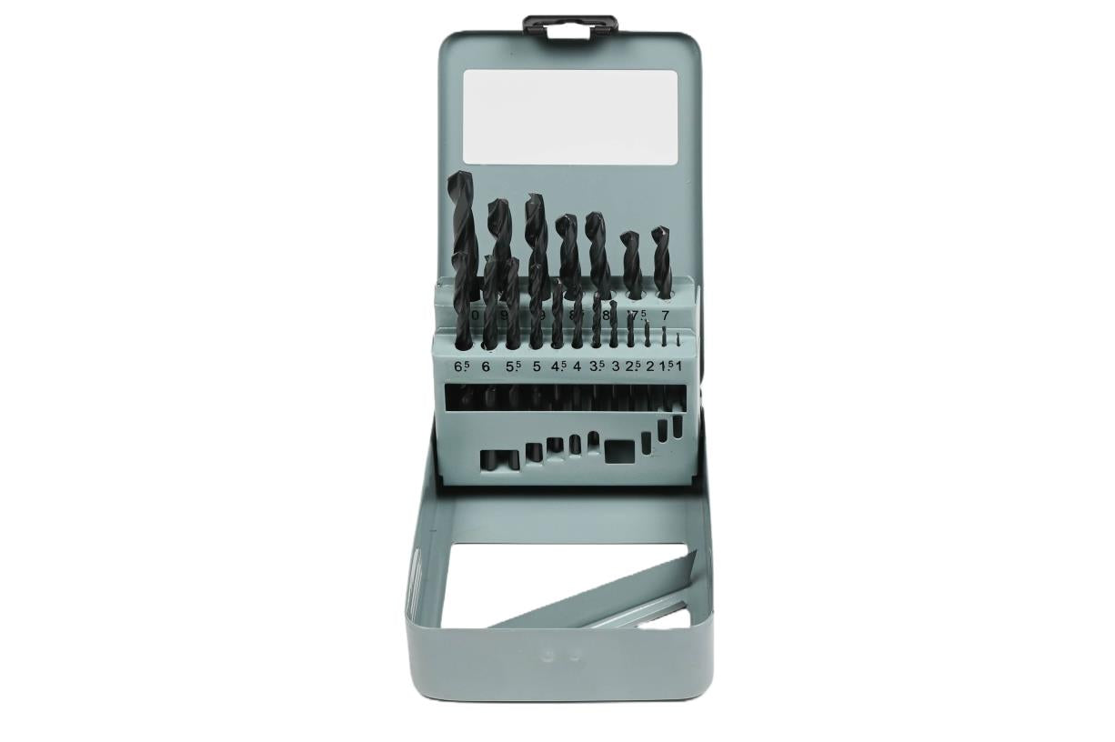 Bohrersatz 19-tlg HSS Stahlkassette