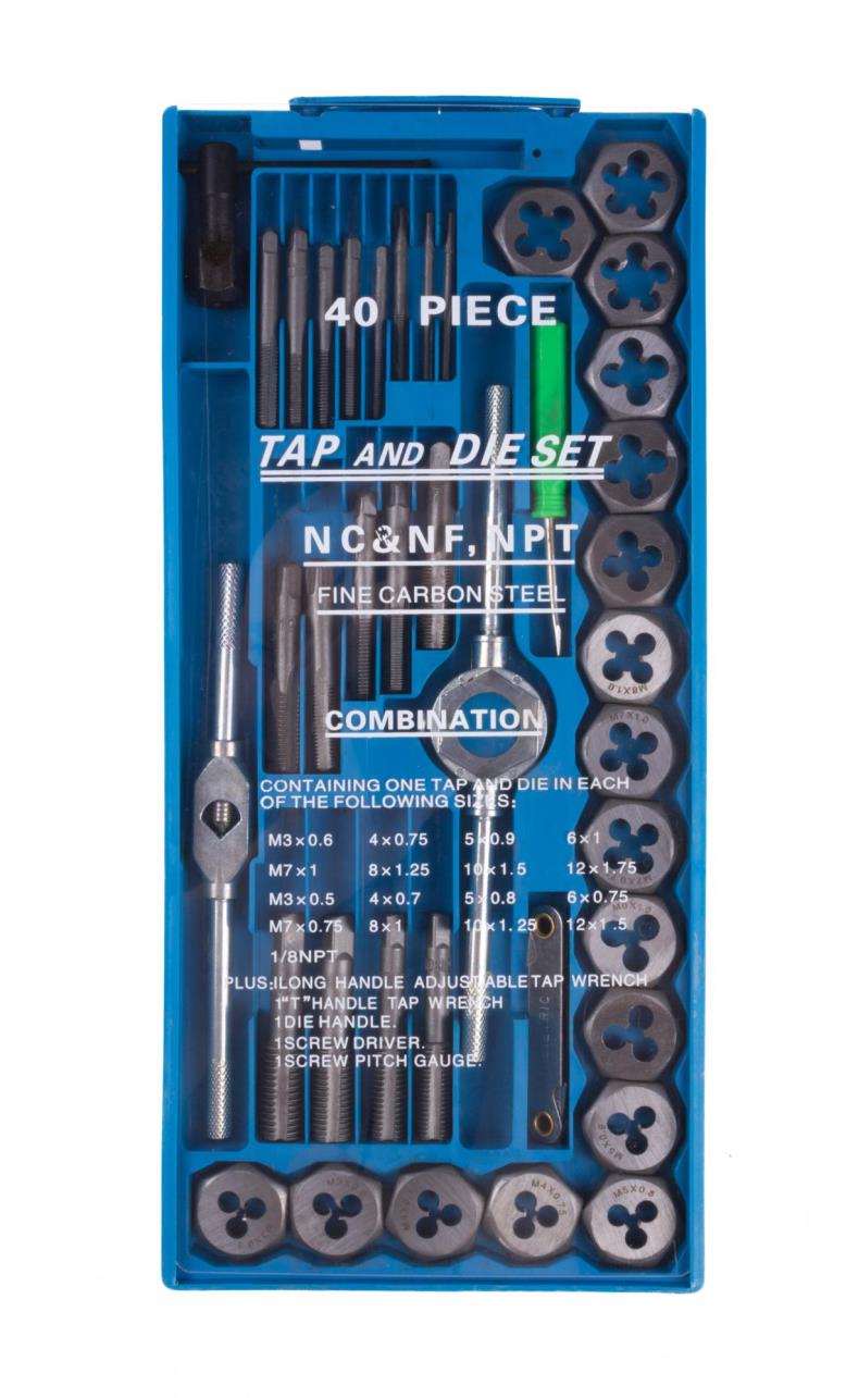 Gewindeschneide-Satz 40-tlg
