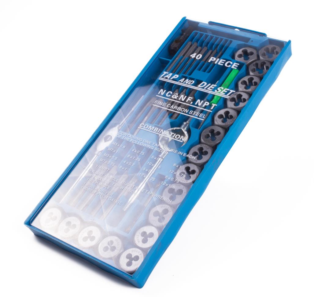 Gewindeschneide-Satz 40-tlg