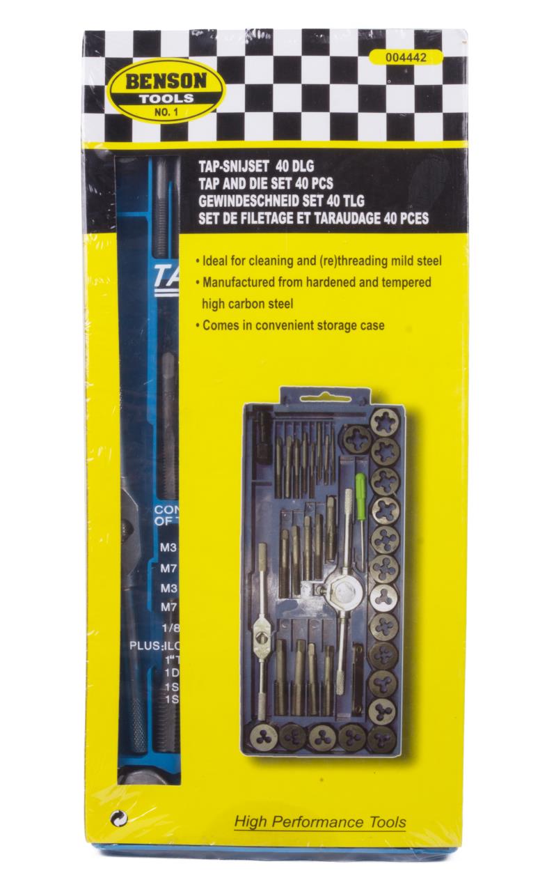 Gewindeschneide-Satz 40-tlg