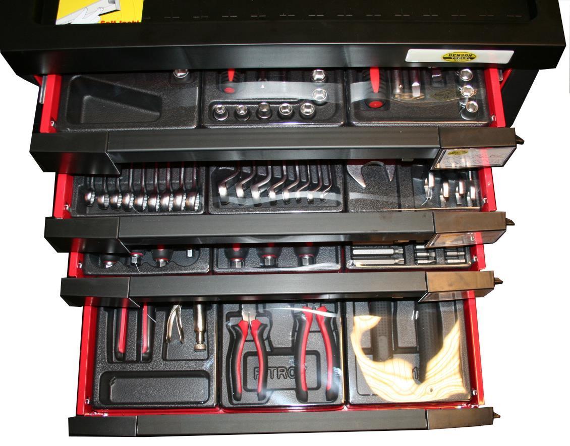 Werkstattwagen 7 Schubladen 542-tlg Profi