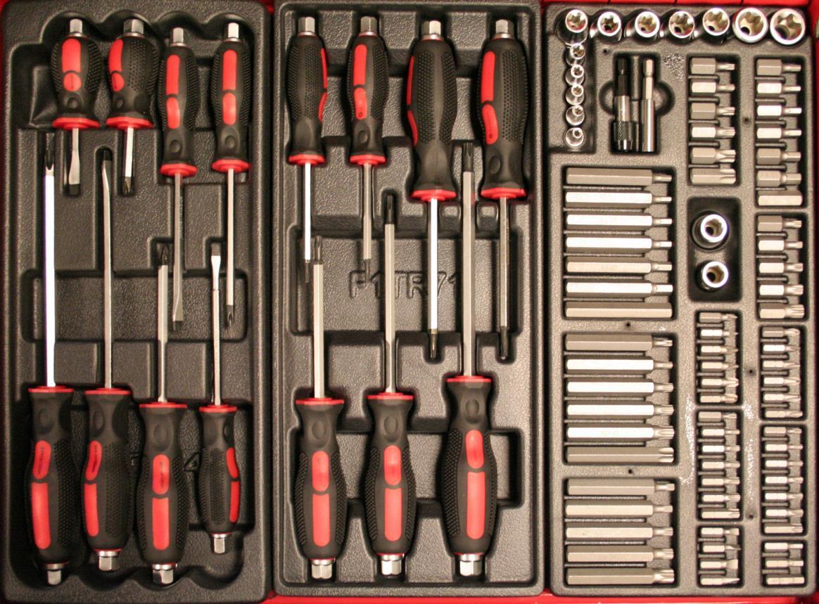 Werkstattwagen 7 Schubladen 542-tlg Profi