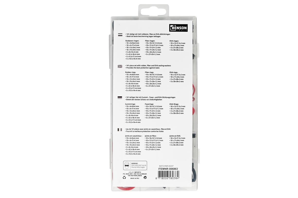 Dichtungsring-Set 141-teilig