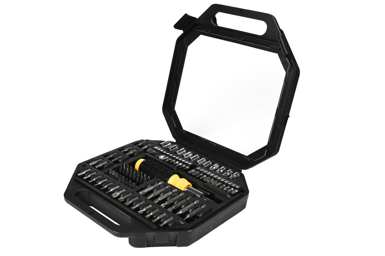 Ratsche Schraubendreher Bits + Stecknüsse Satz 99-tlg