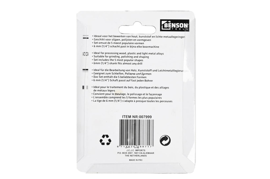 Bohr-Raspel-Satz 5-tlg