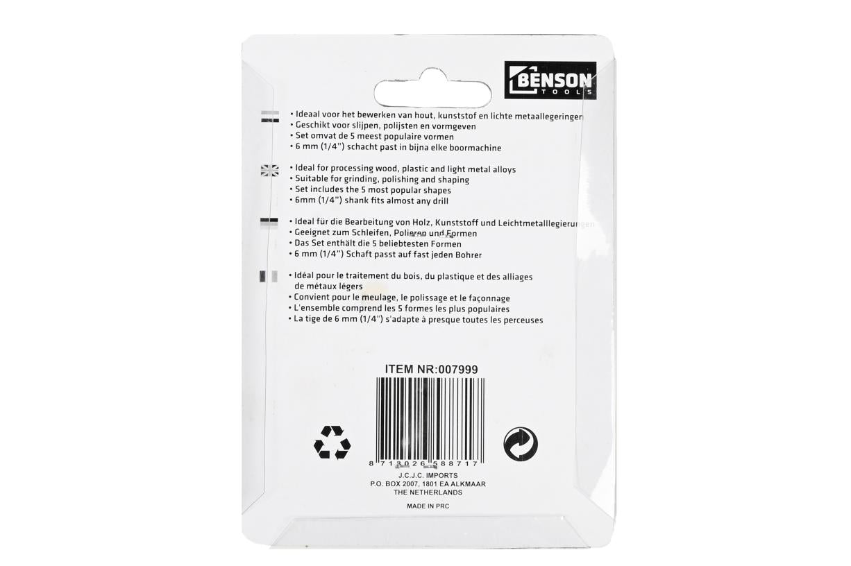 Bohr-Raspel-Satz 5-tlg