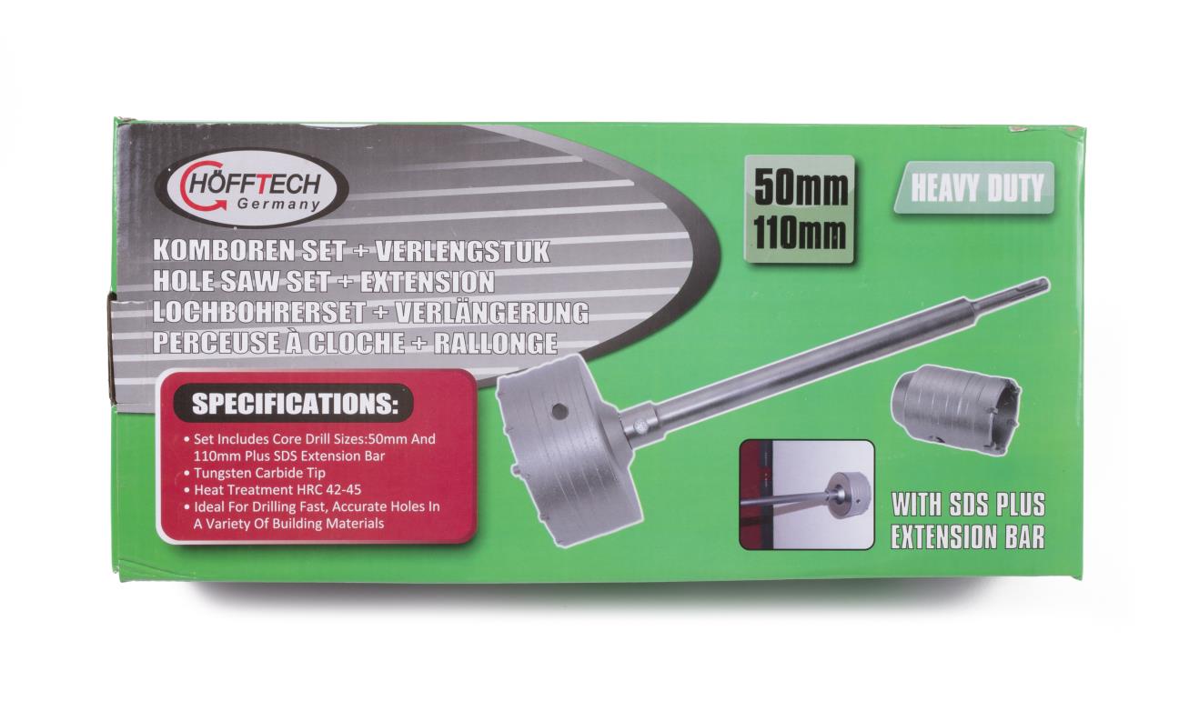 Lochsäge-Set SDS+ 50 mm en 110 mm 2-tlg