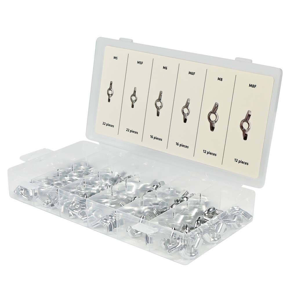 Flügelmutter-Set 100-tlg