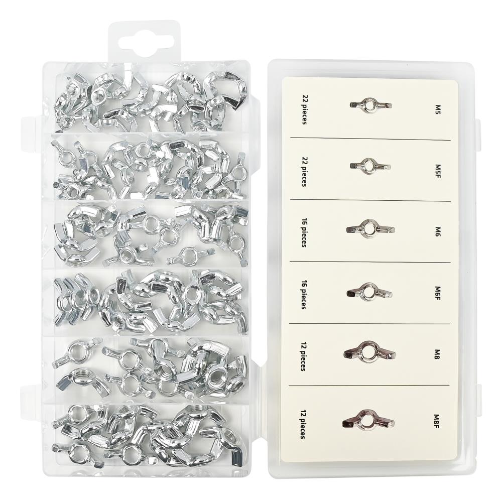 Flügelmutter-Set 100-tlg