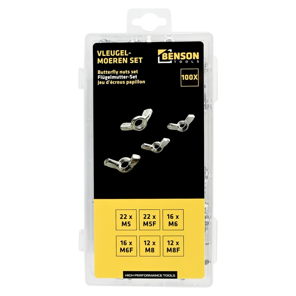 Flügelmutter-Set 100-tlg