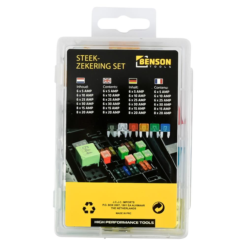 Flachstecksicherungen-Set 40-tlg