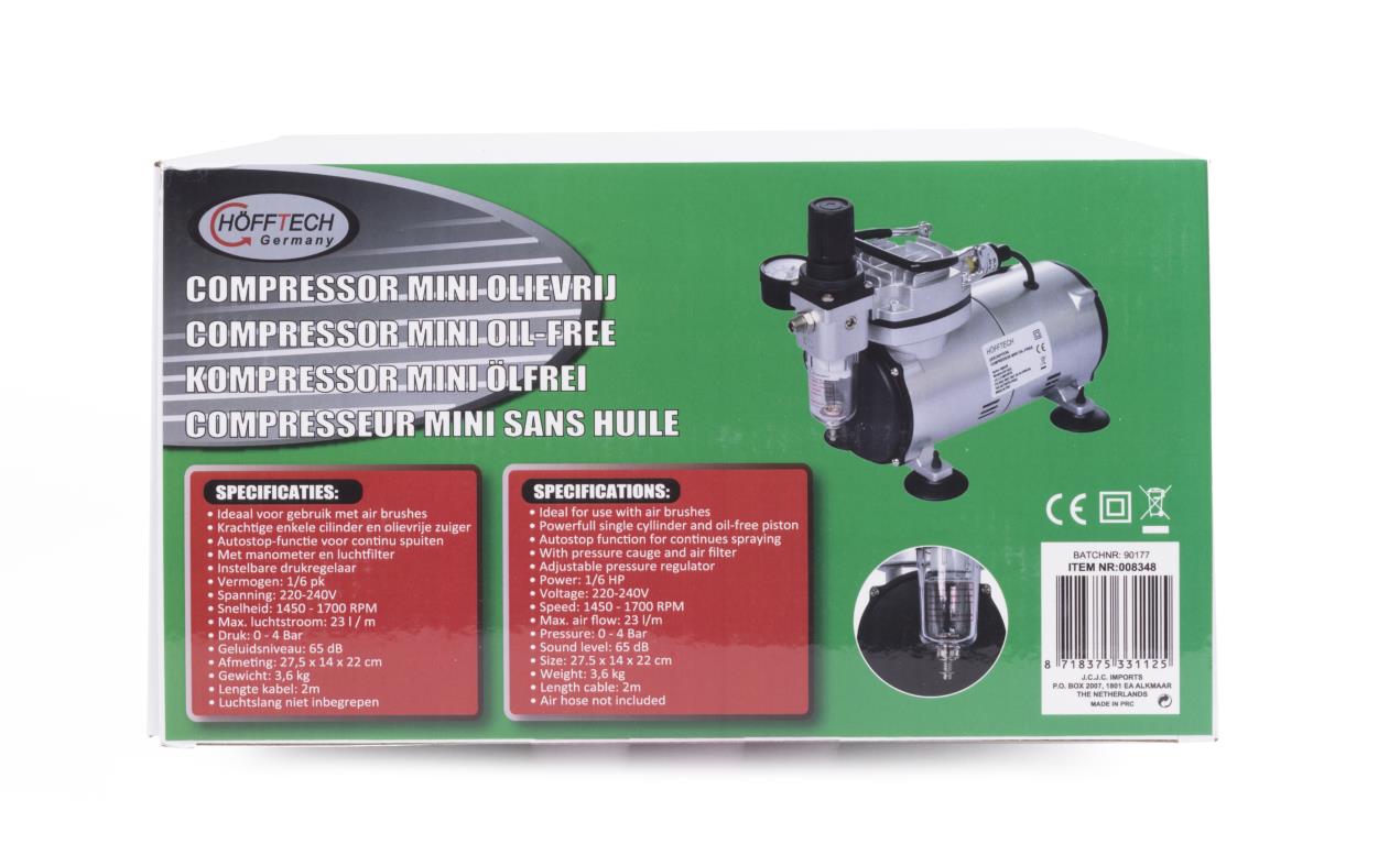 Kompressor klein olievrij