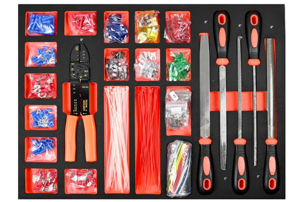 Werkstattwagen 7 Schubladen 1125-tlg Black Edition