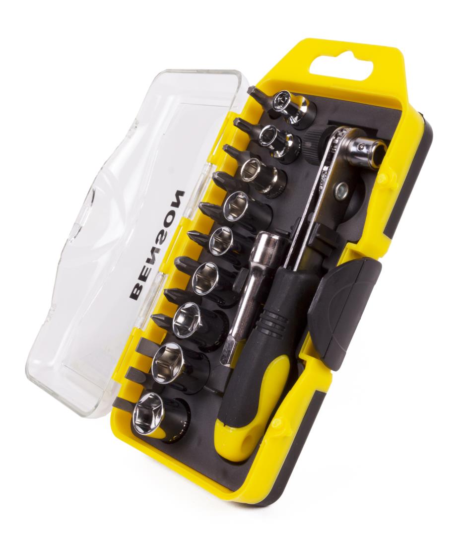 Bit- doppenset 23 dlg + ratel