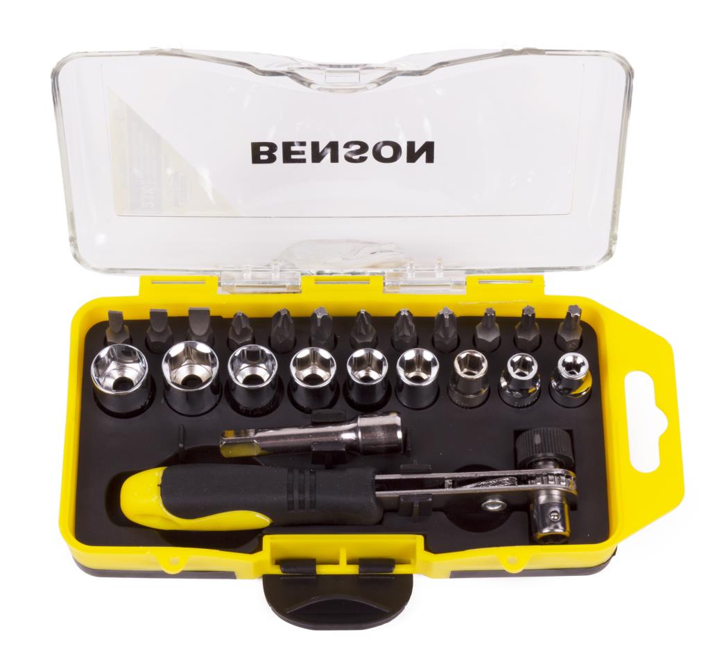 Bit- doppenset 23 dlg + ratel