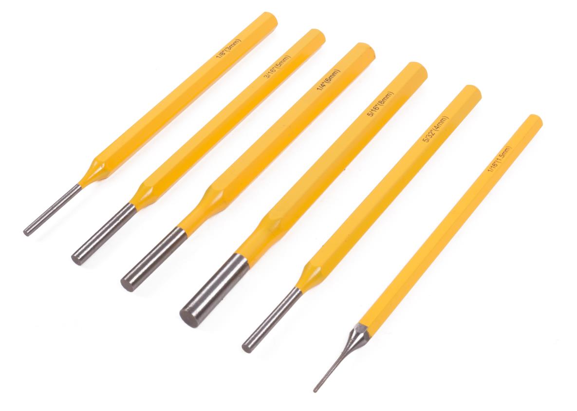 Splinttreibersatz 6-tlg Cr-V