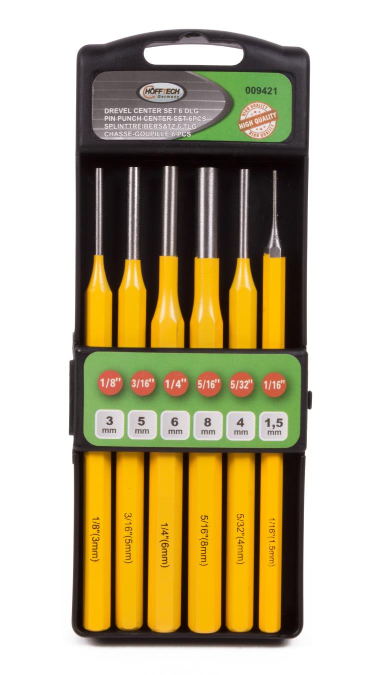 Splinttreibersatz 6-tlg Cr-V