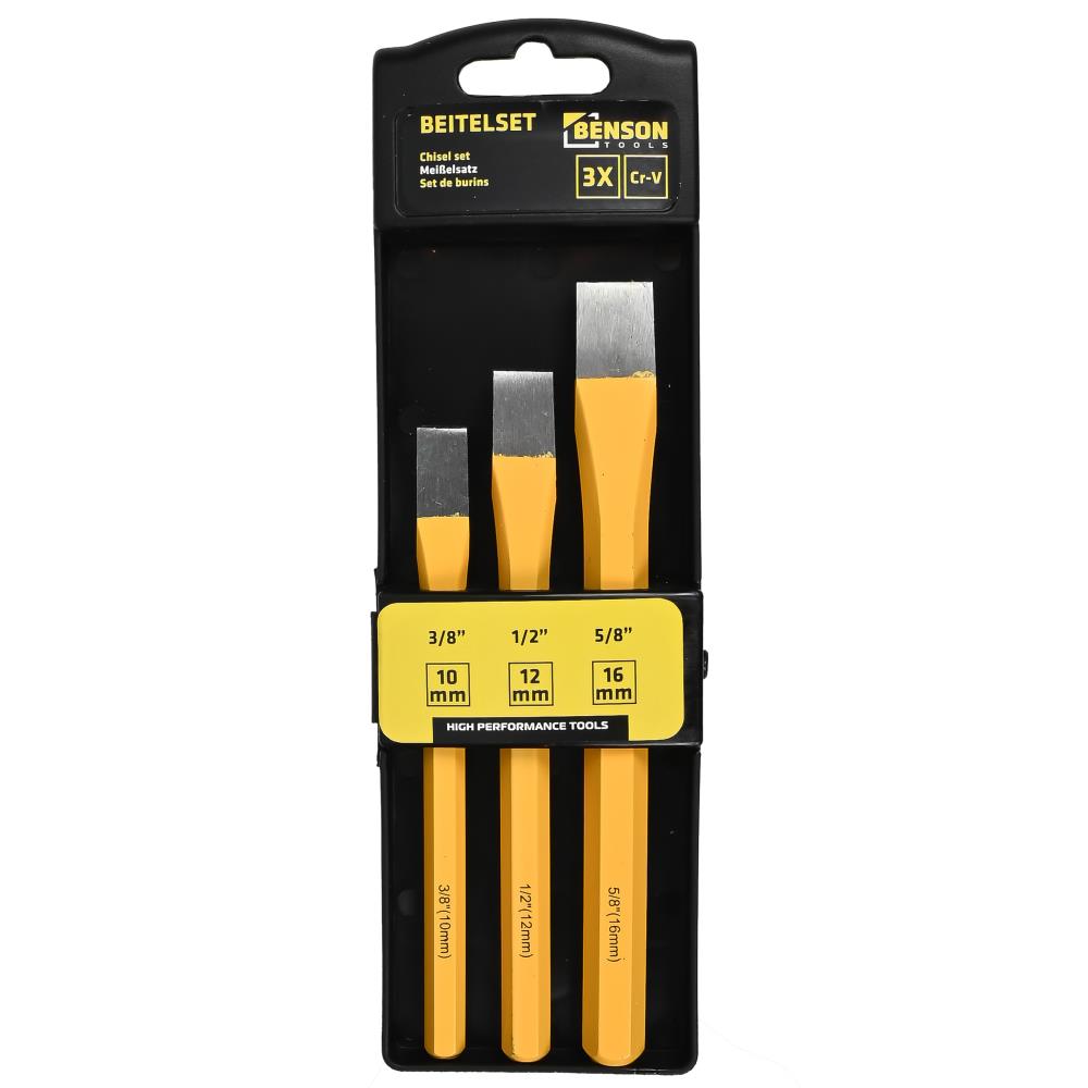 Chisel Set 3-piece Cr-V