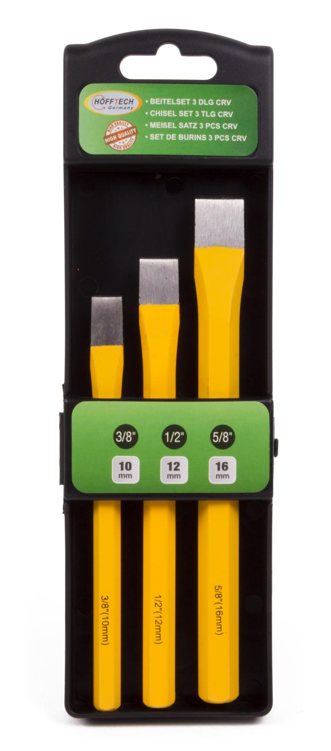 Chisel Set 3-piece Cr-V
