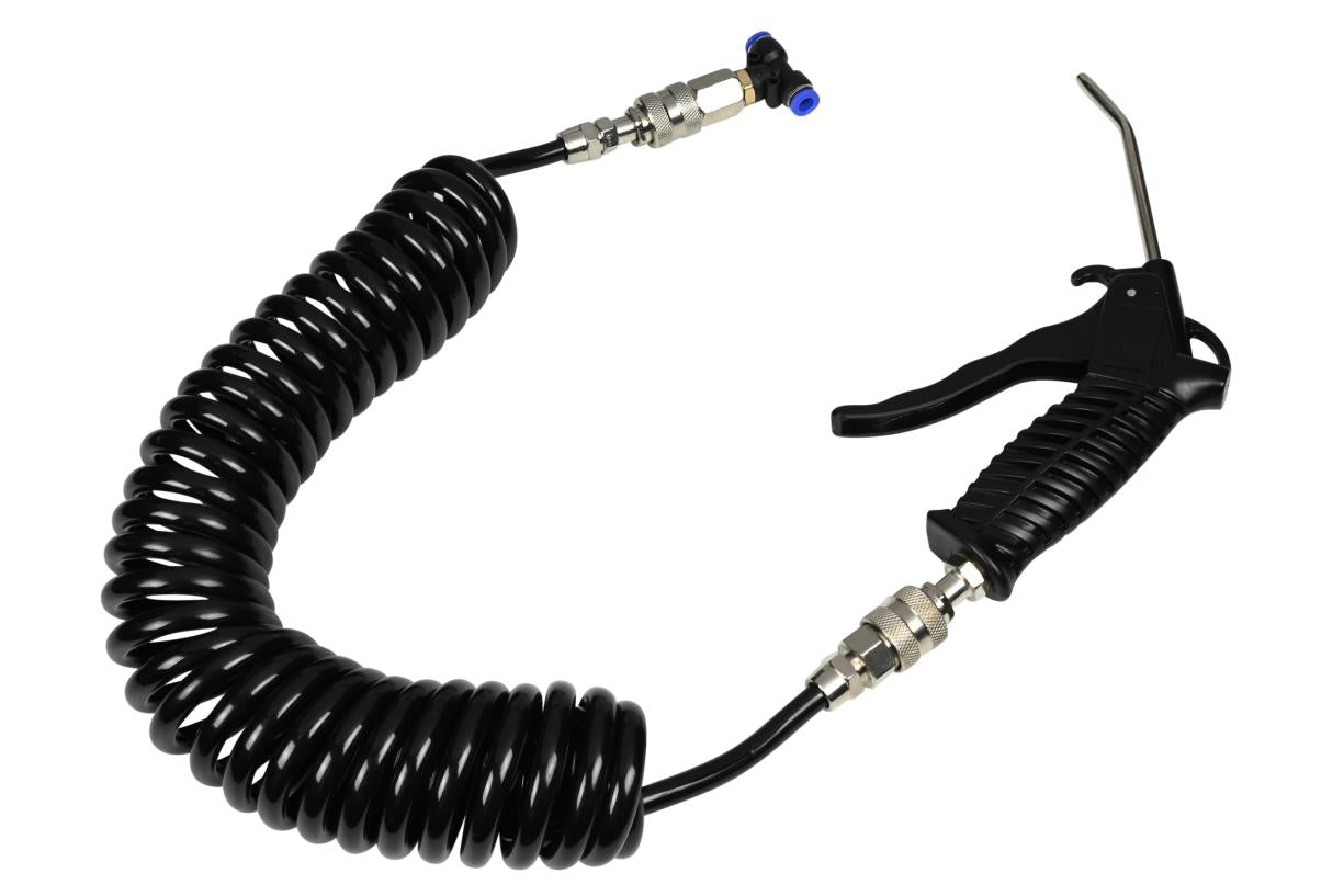 Druckluftpistole + Spiralschlauch 5 m