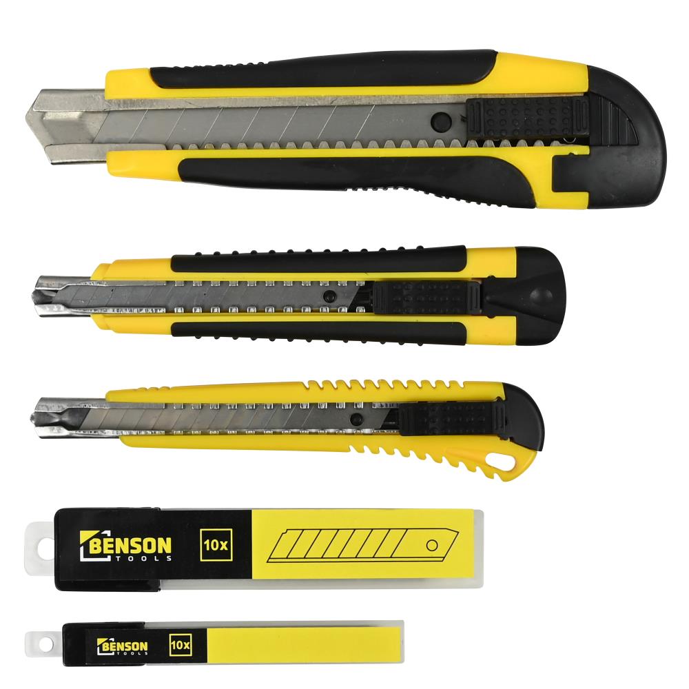 Abbrechmesser-Satz 9 mm und 18 mm + 20 Ersatzklingen