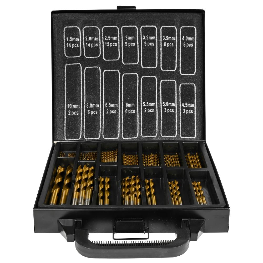 Bohrersatz 101-tlg HSS Titan beschichtet