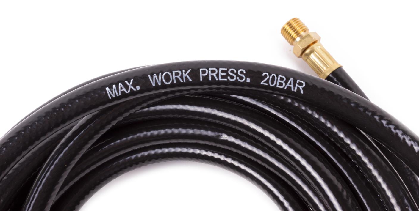 Luftschlauch 8 m 1/4" + Zubehör 10-tlg