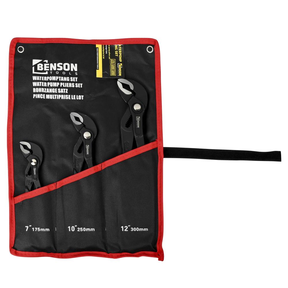 Rohrzangen-Set 3-tlg 175/250/300 mm automatic