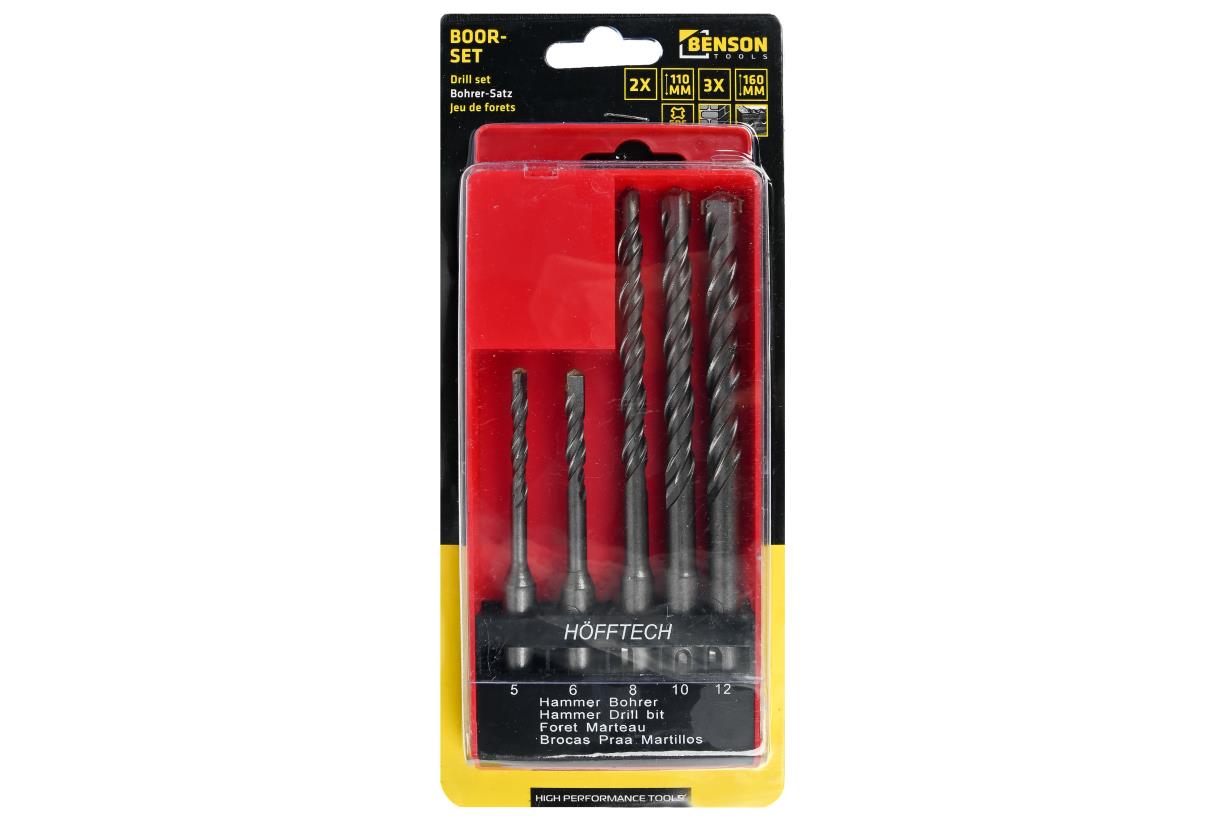 Bohrersatz 5-tlg SDS+