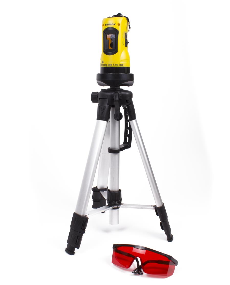 Kreuzlinienlaser selbstnivellierend auf Stativ