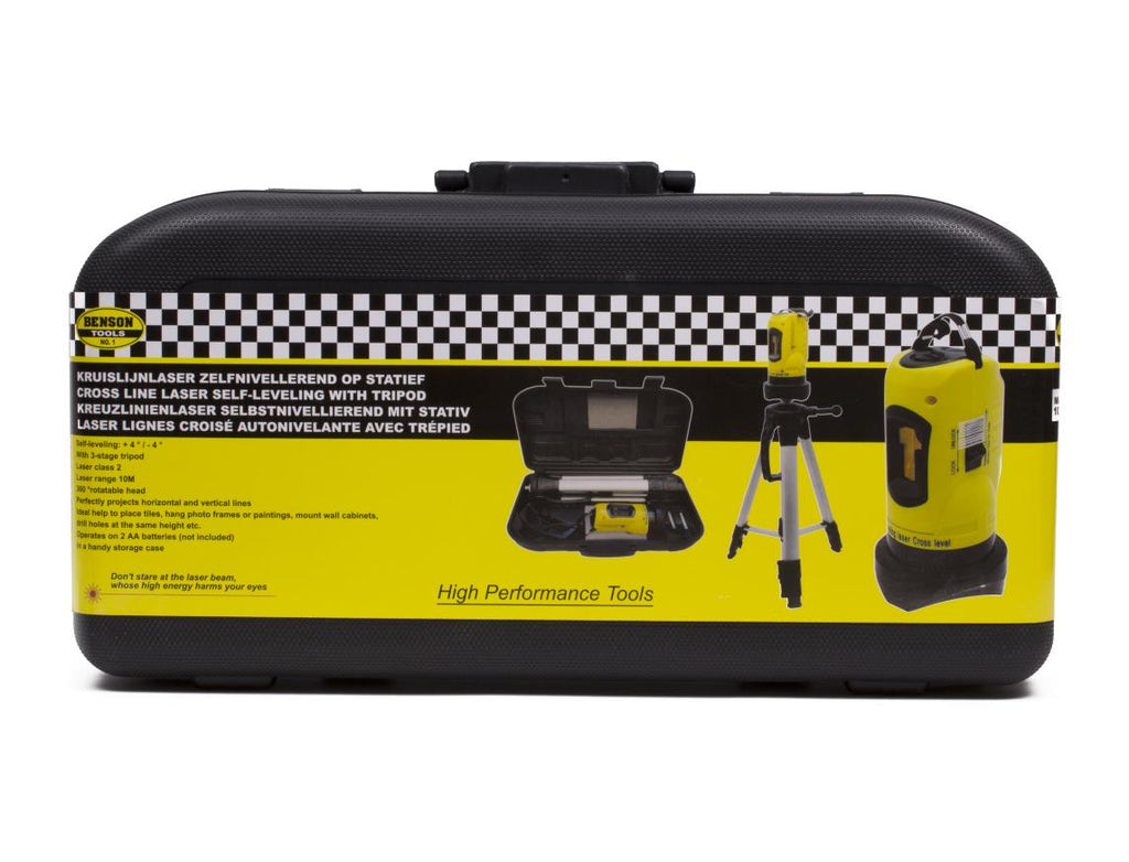 Kreuzlinienlaser selbstnivellierend auf Stativ