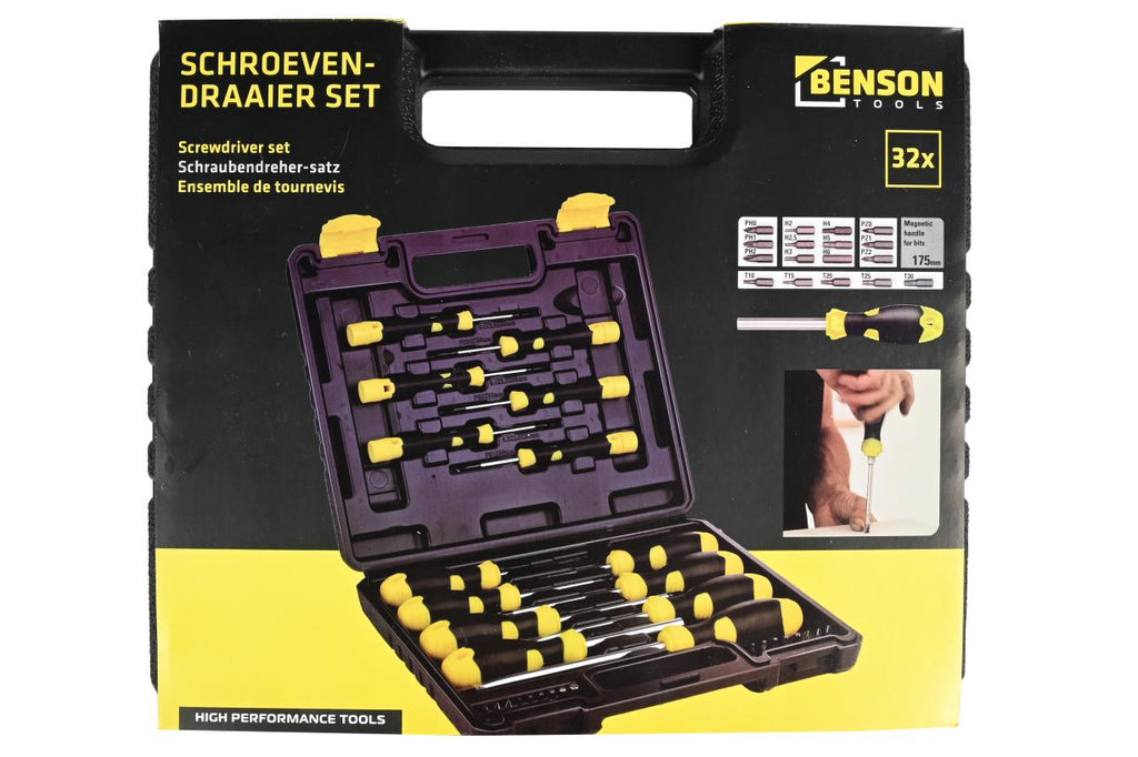 Schraubendreher-Satz 32-tlg