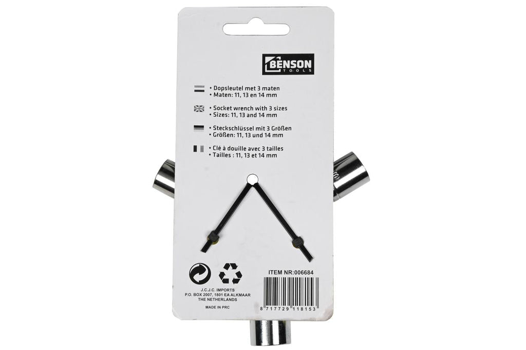 Steckschlüssel 3-Wege 8/9/10 mm