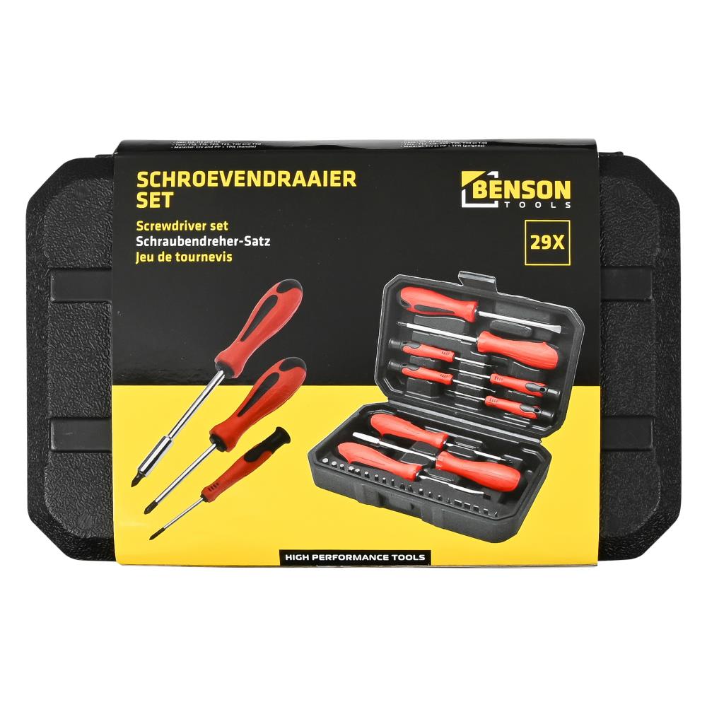 Schraubendreher-Satz in Box 29-tlg