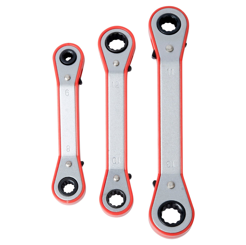 Ratschen-Ringschlüssel 3-teilig