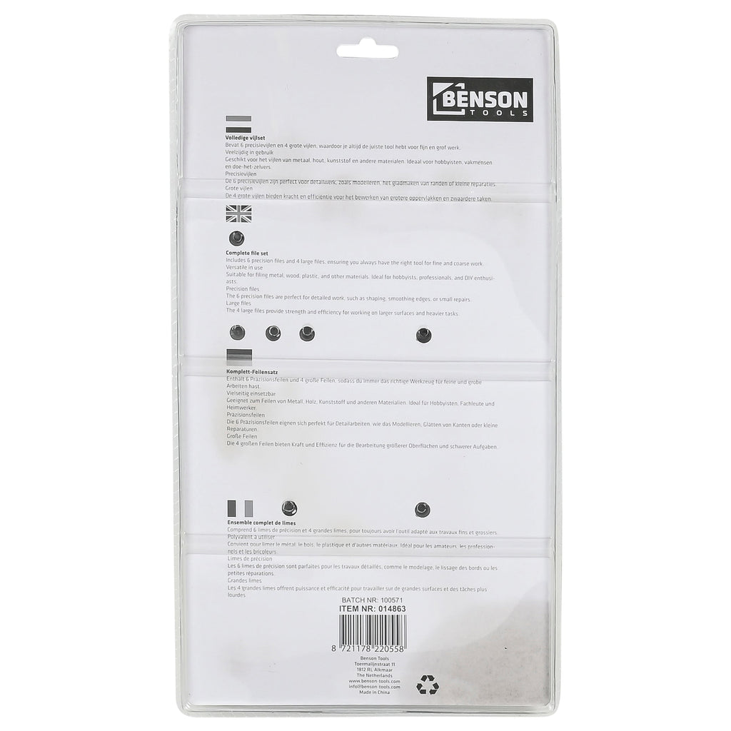 Feilensatz 10-teilig