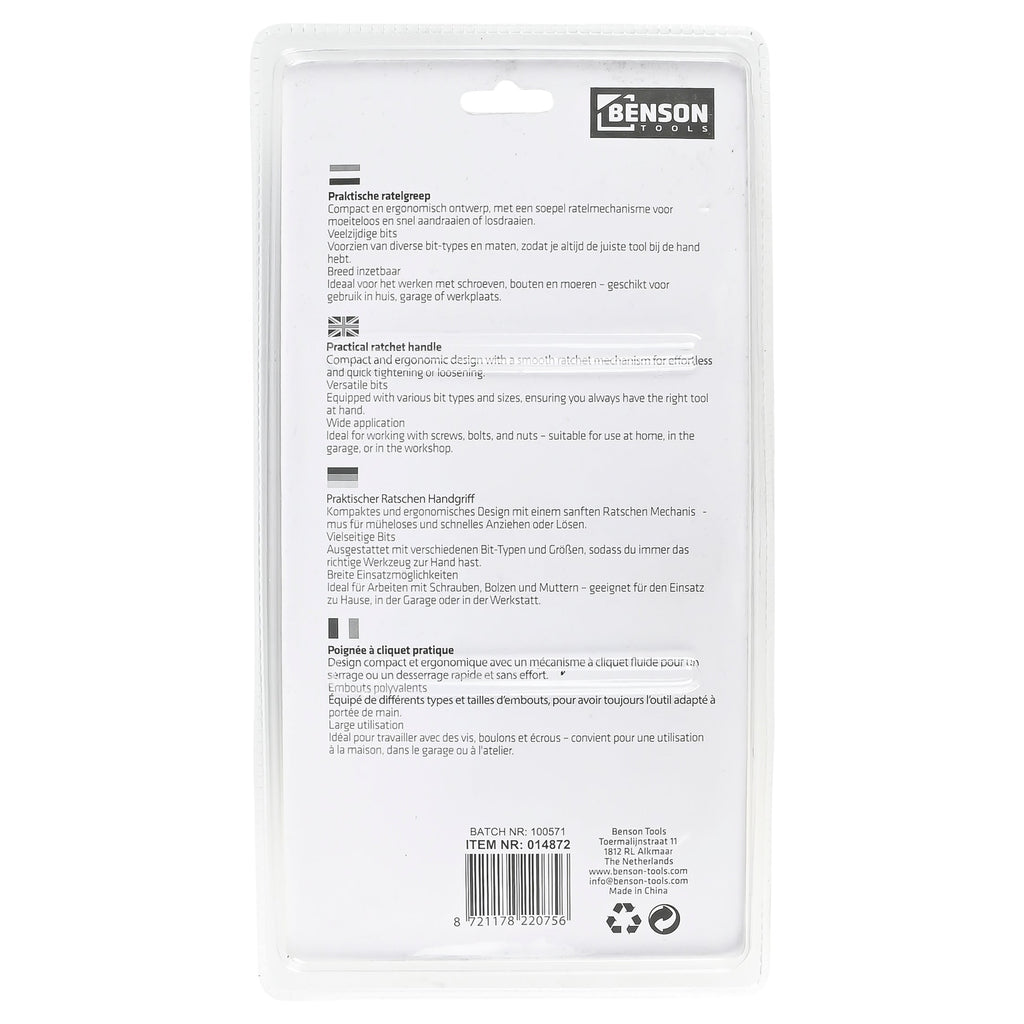 Ratschen-Schraubendreher-Bits 29-teilig