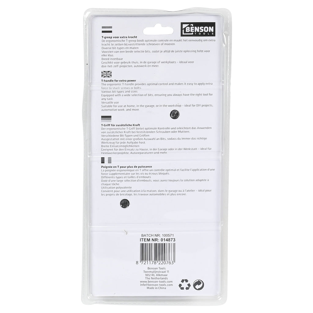 T-Griff Bits Stecknuss 22-tlg