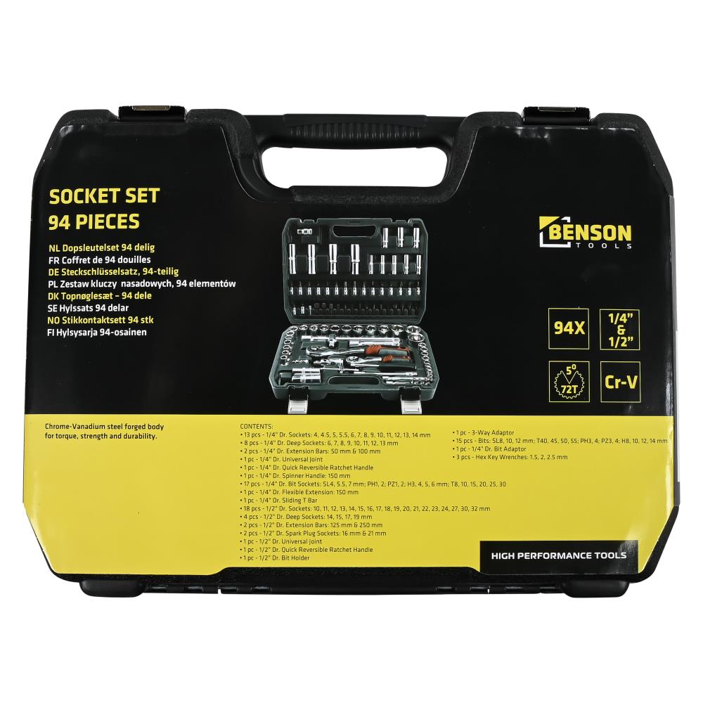 Steckschlüsselsatz 94 Tlg