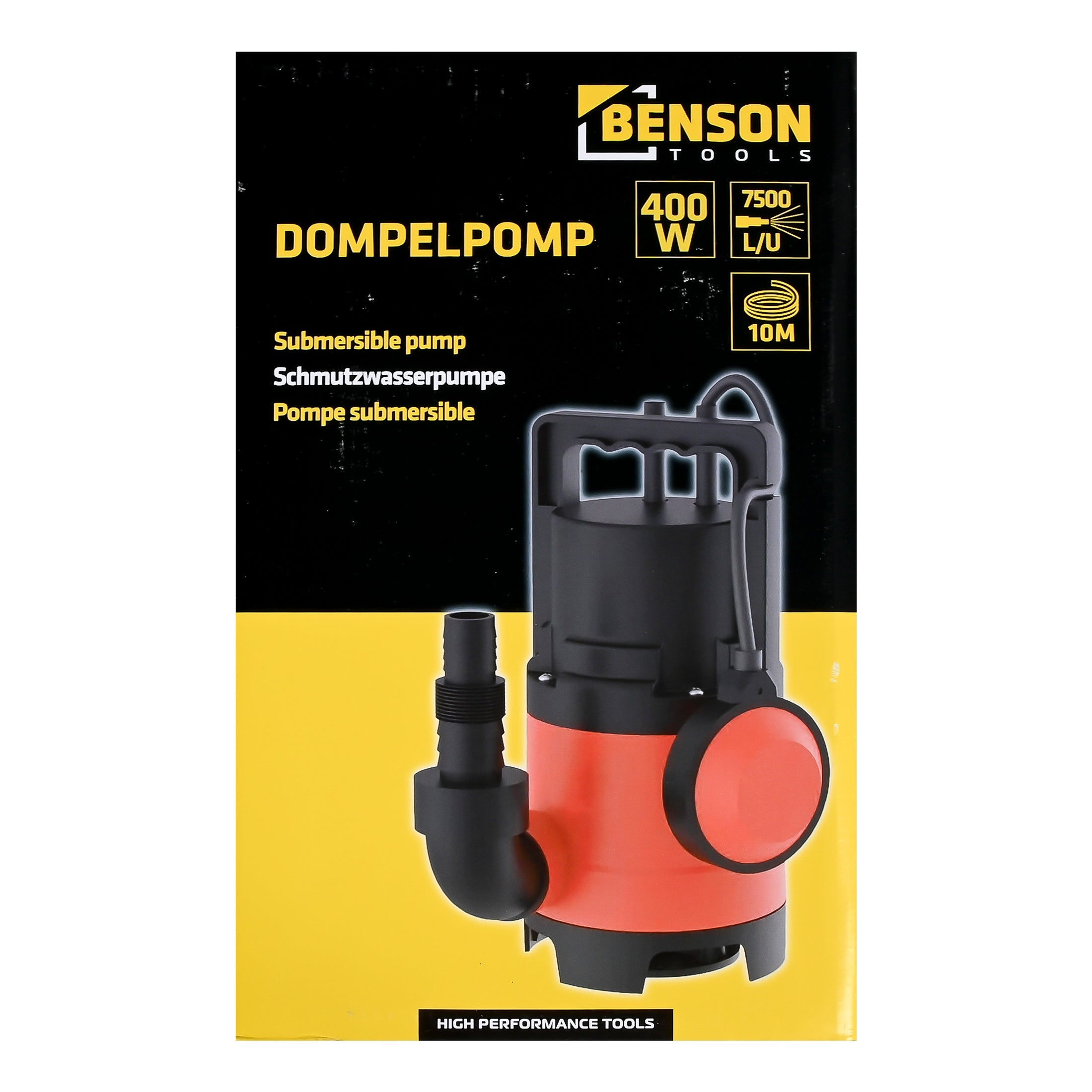 Dompelpomp 400 W 7500 L/U
