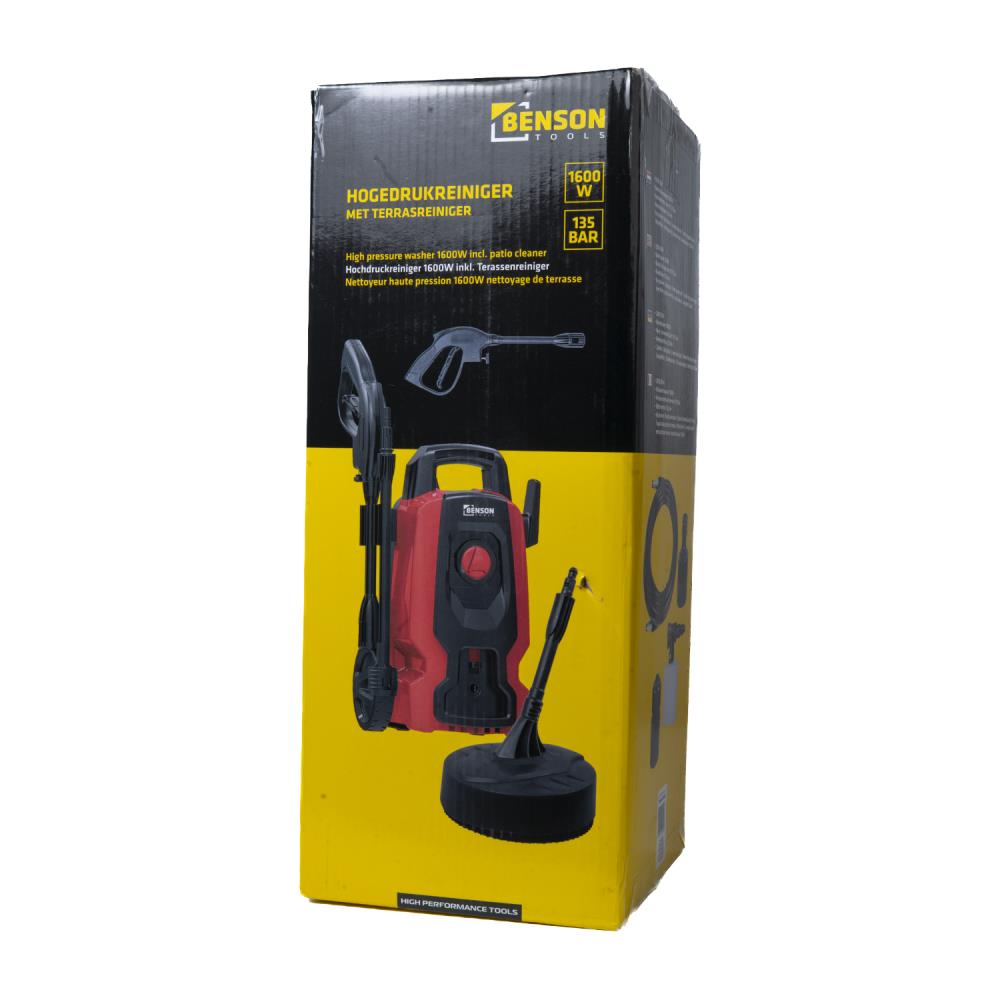 Hogedrukreiniger 1600W incl. terrasreiniger