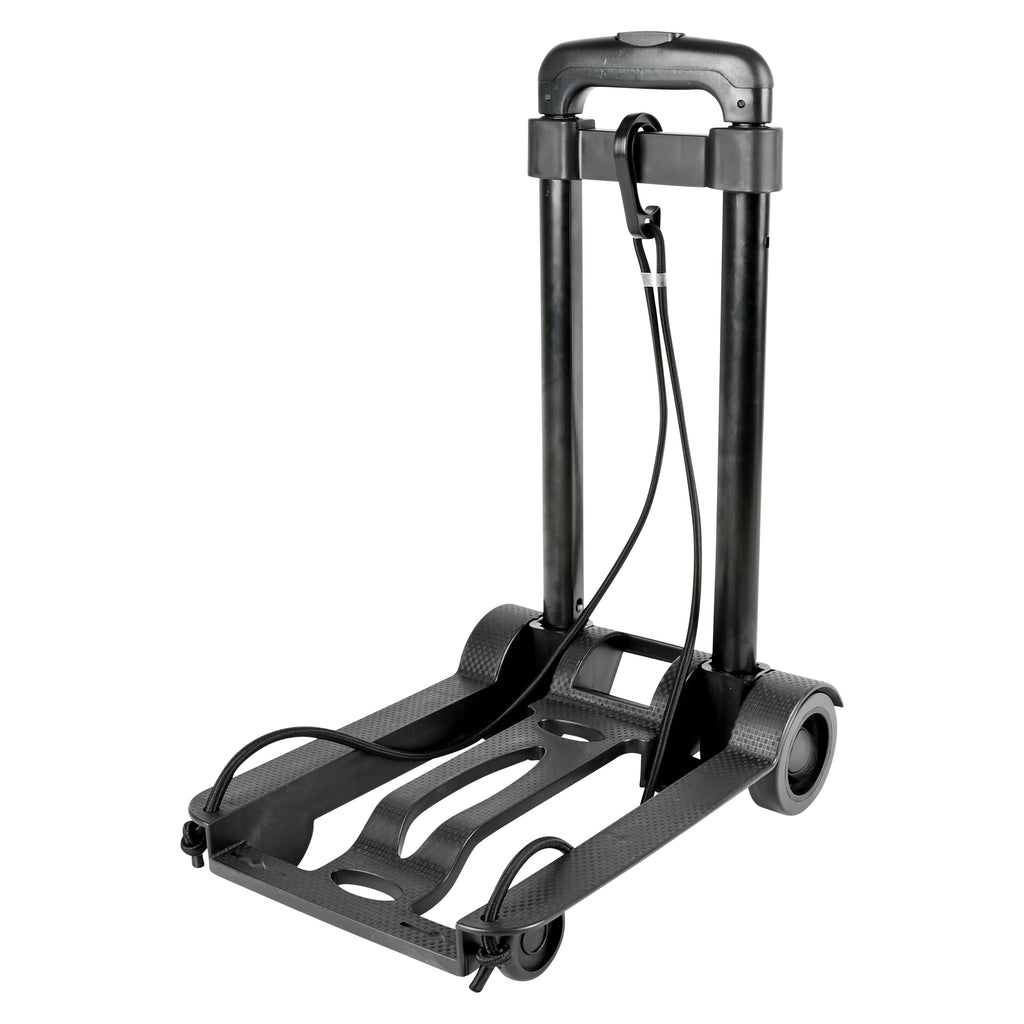 Trolley klappbar Kunststoff schwarz