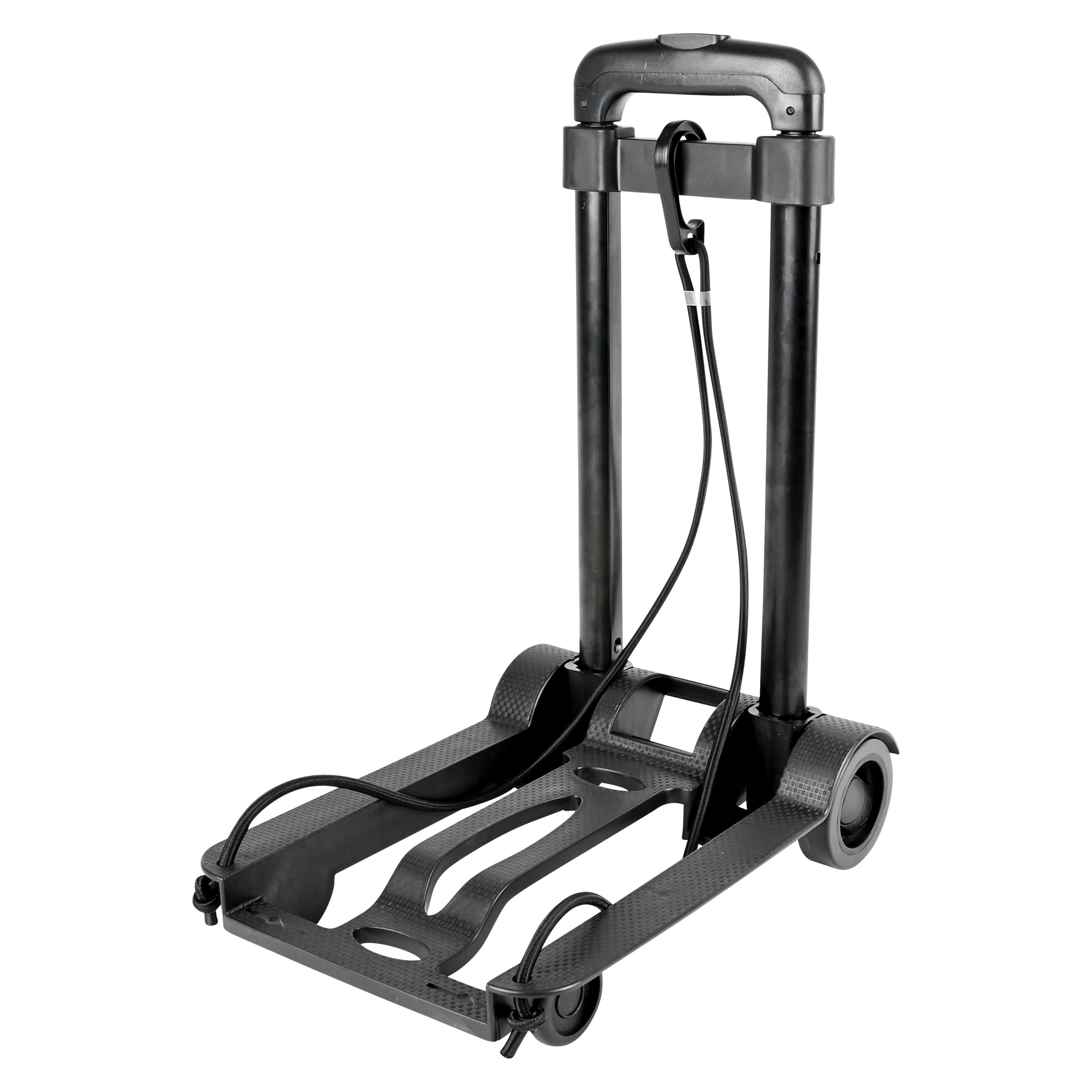 Trolley klappbar Kunststoff schwarz