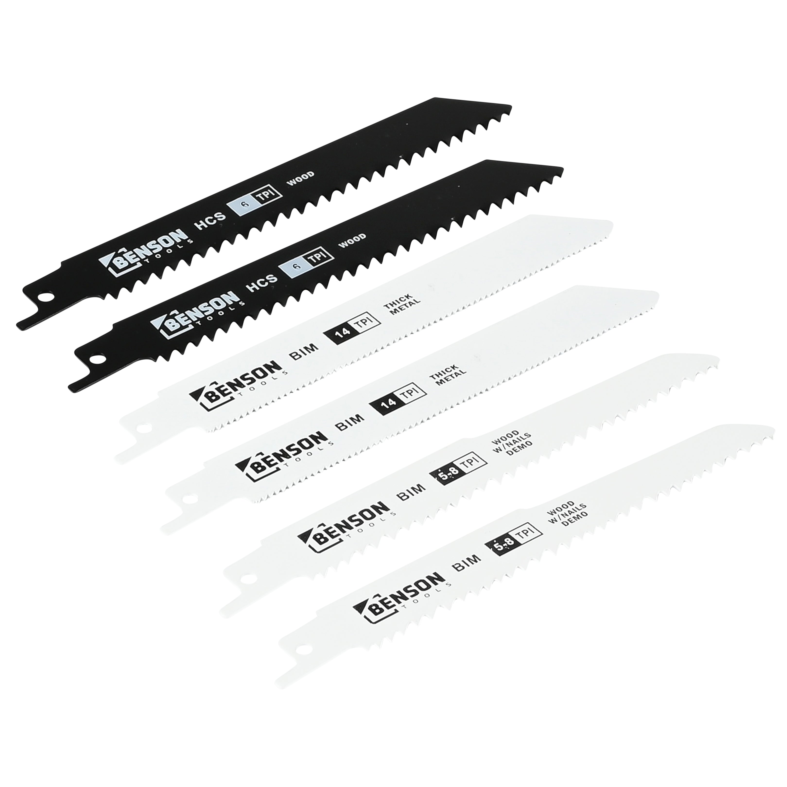 Reciprozaagbladen 6 dlg hout en metaal