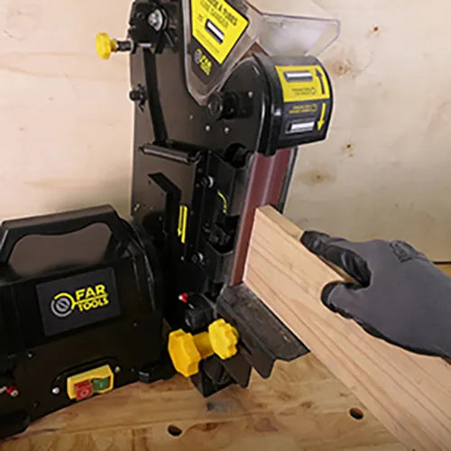 Bandkombinationsschleifmaschine mit Rohrschleiffunktion