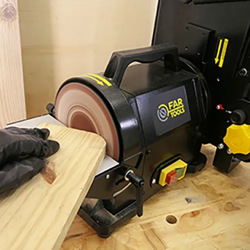 Bandkombinationsschleifmaschine mit Rohrschleiffunktion