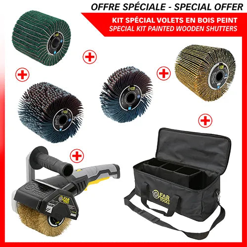 Spezialset für lackierte Holzfensterläden