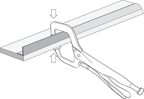 Schraubzwinge Schwanenhals 65 mm